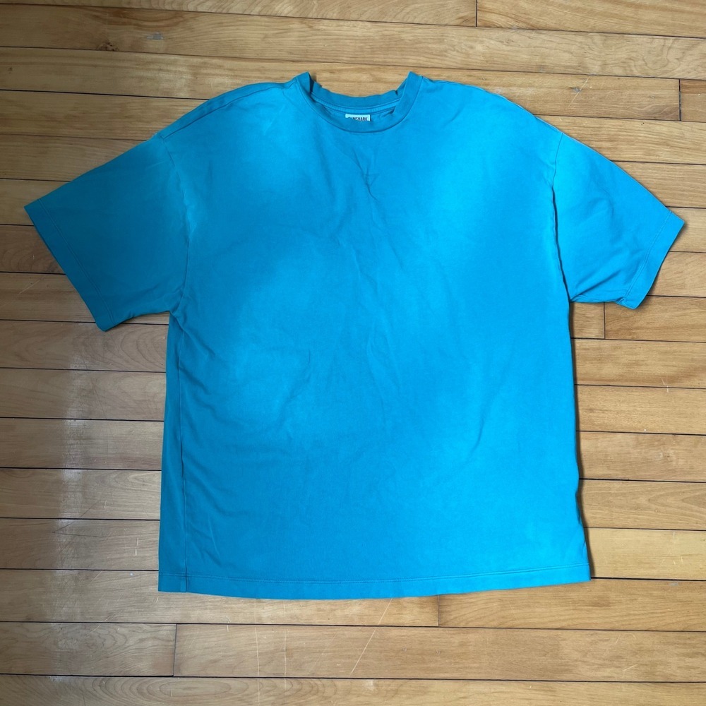 Gymshark Lifting Club Oversized Graphic T-Shirt Teal Blue Mens Small S